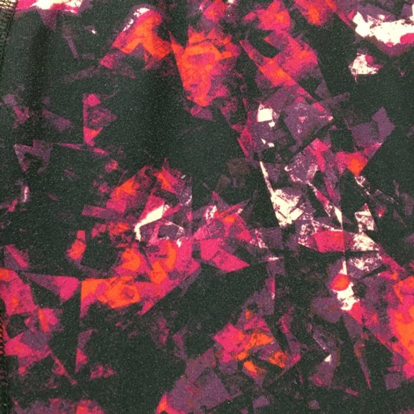 Old Navy Women's Comfortable High Rise Leggins Black Red Tights Size S - Picture 2 of 9